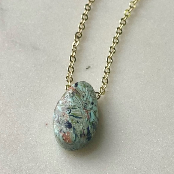 Handmade Polymer Clay Pendant Necklace - Picture 2 of 3